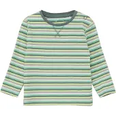 s.Oliver T-Shirt gris / citron vert / vert clair / blanc