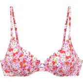 LASCANA Hauts de bikini olive / violet / canneberge / blanc