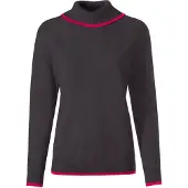 HEINE Pull-over anthracite / rose