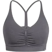 SMILODOX Haut de sport ' Solid Scrunch ' gris