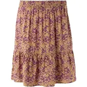 QS Jupe beige clair / cappuccino / violet / aubergine