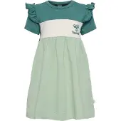 Hummel Robe 'Talya' crème / vert pastel / vert foncé