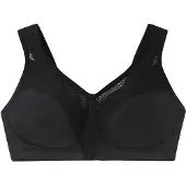 Sheego Soutien-gorge de sport noir