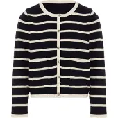 NAEMI Cardigan crème / marine