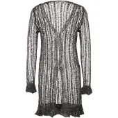 NAEMI Cardigan noir chiné