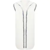 Ebeeza Cardigan noir / blanc cassé