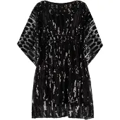 NAEMI Robe de cocktail noir