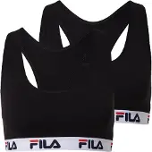 FILA Soutien-gorge rouge / noir / blanc
