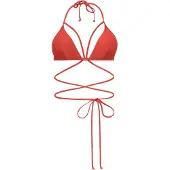 LASCANA Hauts de bikini 'Gina' rouge rouille