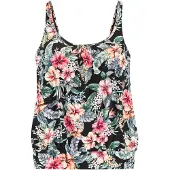 LASCANA Tankini vert / rouge sang / noir / blanc