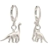 Fräulein Wunder Boucles d'oreilles 'Brachiosaurus' argent