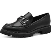 Marco Tozzi Chaussure basse noir / argent