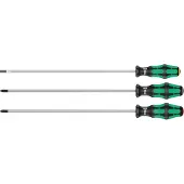 Wera 335/350/355/3 Plus Screwdriver Set Argenté