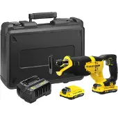 Stanley V20 Scie Sabre Lithium - Lithium 18V - 2 Batteries 2Ah FATMAX - SFMCS300D2K-QW