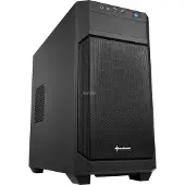 Sharkoon V1000 - Tour - micro ATX - pas d'alimentation - noir - USB/Audio