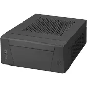Silverstone Milo 10, Boîtier pour ordinateur de bureau, PC, Noir, Mini-ITX, Plastique, Acier, 5U