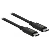 DeLOCK USB 40 Gbps Kabel koaxial 0,8 m