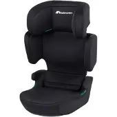 Bebeconfort Road Safe i-Size Rehausseur de siège, siège enfant i-Size, installation avec ceinture de sécurité, à partir de 3,5 ans-12 ans,15-36 kg,100-150 cm, Full Black