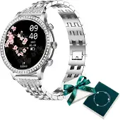 Big Buy Cooking Manta Diamond Lusso Argent Montre à puce pour femme + bracelet YES
