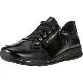 Ara Baskets basses 'Schnürschuh Damen 12-24801 30 Echtleder in schwarz' noir