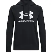 Under Armour Rival Fleece Big Logo Hoodie Noir XS Femme