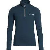 Vaude Livigno Ii Half Zip Long Sleeve T-shirt Bleu 34 Femme