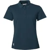 Vaude Essential Short Sleeve Polo Bleu 48 Femme