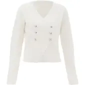 NAEMI Cardigan blanc cassé
