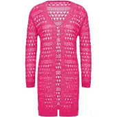 Ebeeza Cardigan rose néon