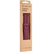 Source Montre 38mm / 40mm Silicone Band with Buckle (Silicone), Sangles de montre, Rouge