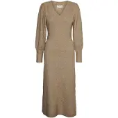 Vero Moda Robes en maille 'ANGALINA' chamois