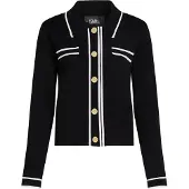 Karl Lagerfeld Cardigan noir / blanc