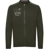 FQ1924 Vestes en maille 'Erland' kaki