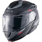 NEXX Helm X.LIFETOUR GLOBE BLACK.RED MT (62-XL)
