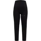 Born Living Yoga Leggings 'Mommy Line' noir