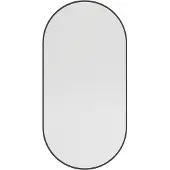 Haceka Deco miroir – forme de pilule – 40 x 80 cm – Noir mat 2015966