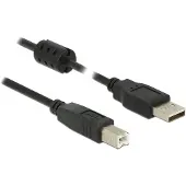 DeLOCK câble USB 2.0 A prise mâle USB 2.0 B prise mâle 0,5 m