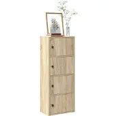 vidaXL Bibliothèque chêne sonoma 40x24x102 cm bois d'ingénierie