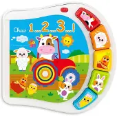 Chicco The Book Of Granja Animals Bleu Enfants