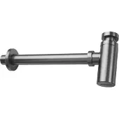 Lomadox Round Washbasin Siphon Tap Argenté