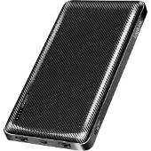 Logilink Batterie mobile supplémentaire 10.000 mAh 2x USB-A noir