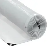 vidaXL Bâche transparente avec œillets 3x12 m polyéthylène