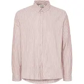 !Solid T-Shirt rouge pastel / blanc