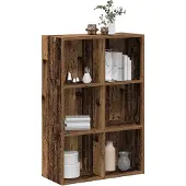 vidaXL Bibliothèque/Buffet vieux bois 66x30x98 cm bois d'ingénierie