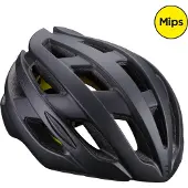 BBB Casque de vélo unisexe, MIPS vélo de course, adultes hommes femmes, casque de vélo de sécurité, réfléchissant, aérodynamique, ultra léger, Hawk, BHE-153, noir mat, M (54-58 cm), M (54-58 cm)