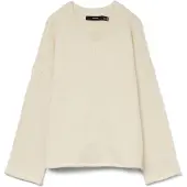 Vero Moda Pull Noelle Avec Ourlet Col Rond Maille Femme Vero Moda