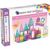 Magna-Tiles Ensemble d'aimants - 48 Parties - Château Deluxe + M - - UneTaille - Jouets Magnétiques