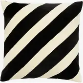 Nordal Coussin Theta noir/ivoire avec rembourrage