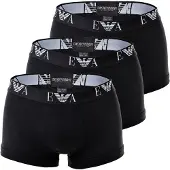 Emporio Armani Boxers CC715-PACK DE 3 hommes - Noir - EU S