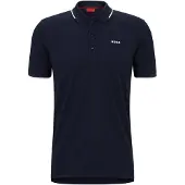HUGO T-Shirt 'Dinoso' bleu foncé / blanc